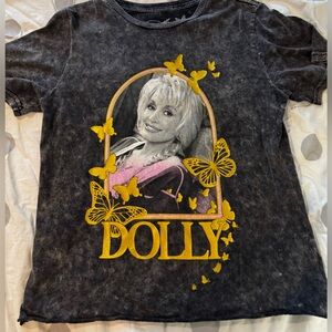 Dolly Graphic Tee - Black and Yellow